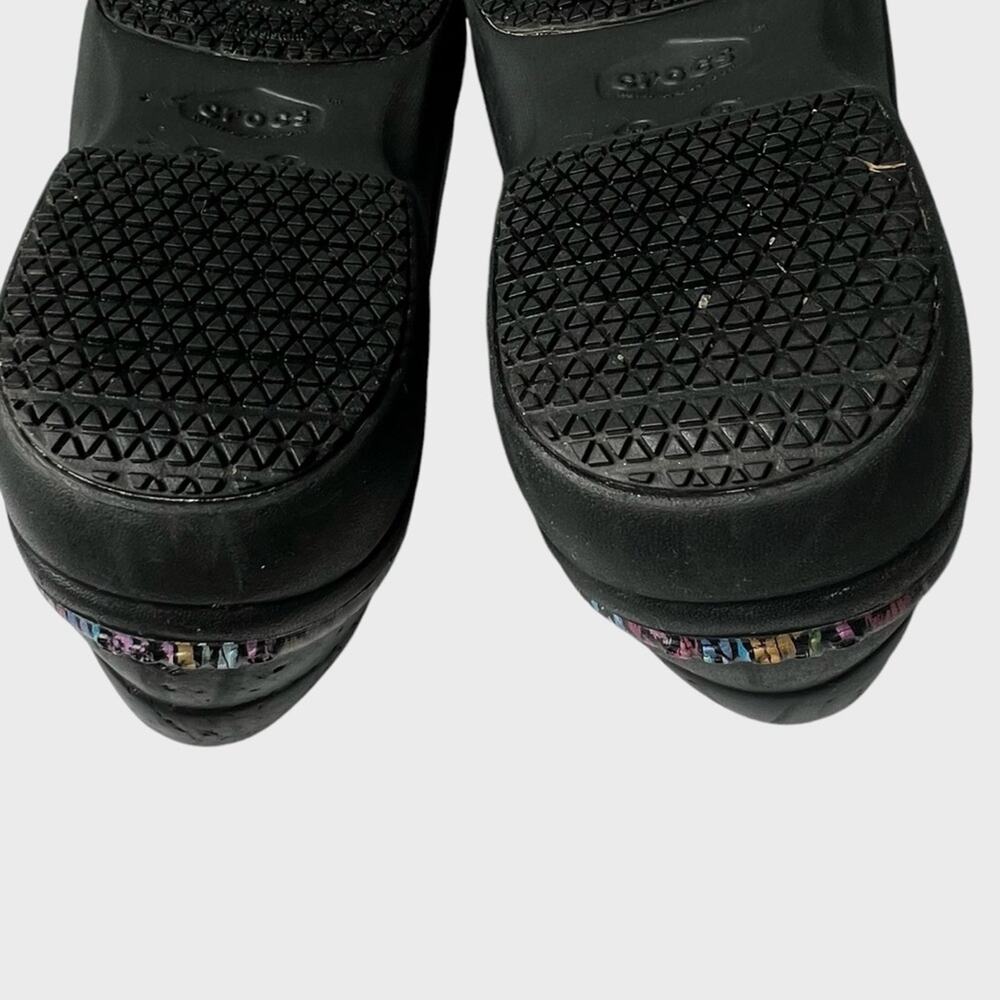 Crocs Neria Pro Graphic Clogs Slip Resistant Size 8 Rainbow Casual Comfort - Picture 14 of 16